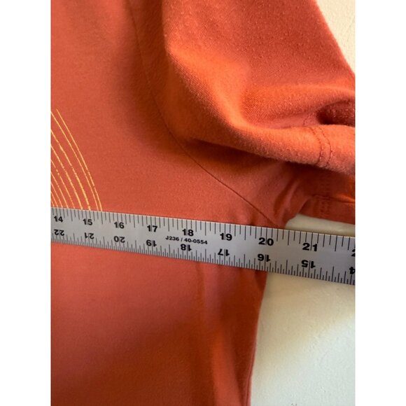 Goodfellow Shirt Mens Medium Orange Sun Graphic Beach Surf Skate Casual School - Picture 6 of 7